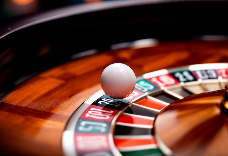 Meja blackjack live dengan dealer profesional di studio ledak