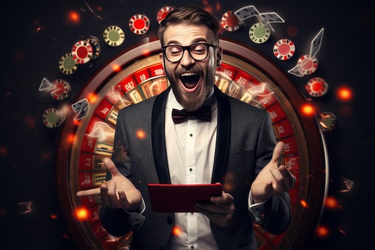 Contoh permainan blackjack dengan nilai kartu dan keputusan bermain